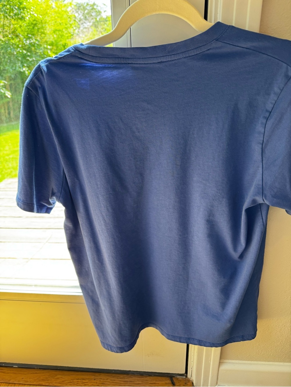 Sezane Blue Short Sleeve Baci Logo Tee - Picture 4 of 4